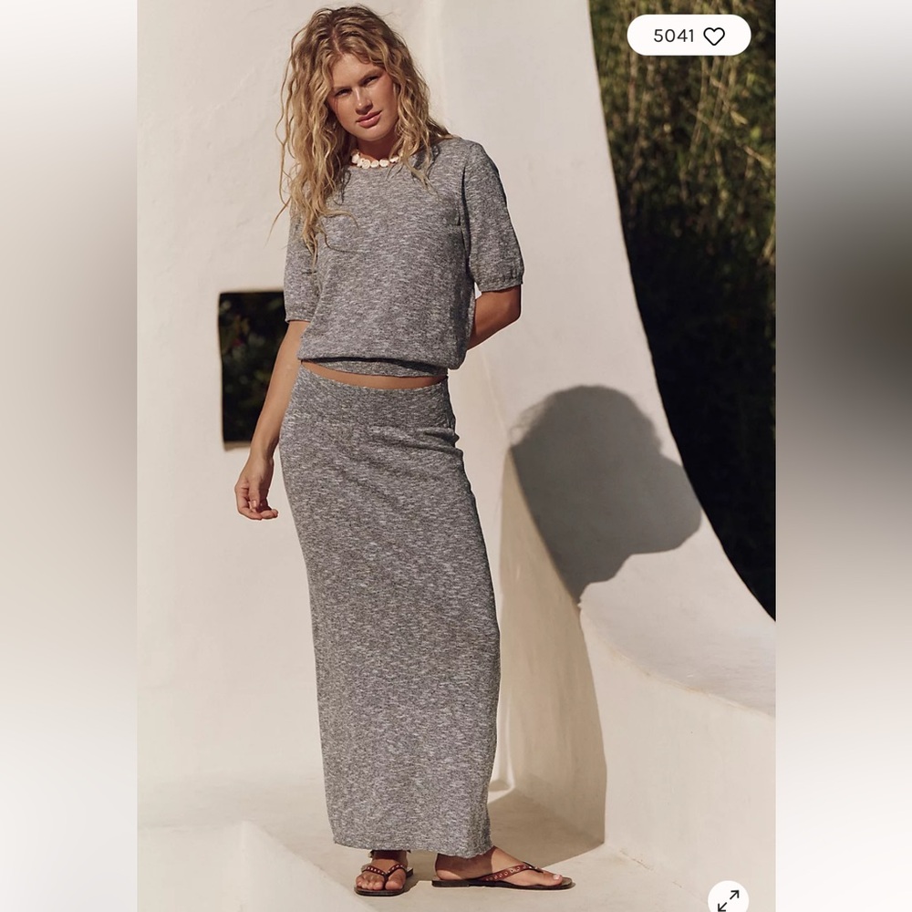 NWT Free people Isabella Sweater Skit Set